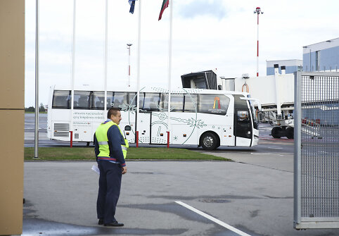 Lietuvos vyrų krep&scaron;inio rinktinė grįžo į Lietuvą