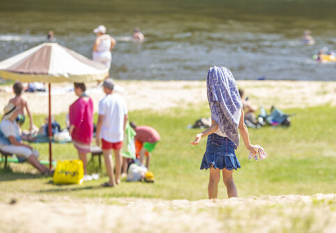 Sekmadienis Valakampių I paplūdimyje