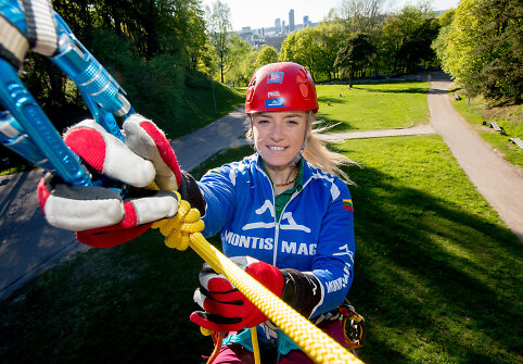 Alpinistė Vilma Tūbutytė