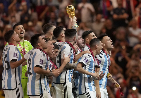 L.Messi vedama Argentina &ndash; pasaulio čempionė.