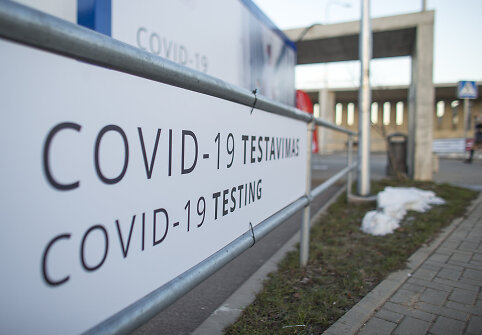Covid-19 patikros punktas Vilniaus oro uoste