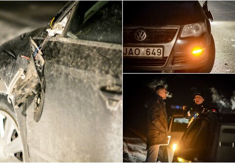 Naktinio Vilniaus policijos reido metu nubaustas tik vienas pažeidėjas
