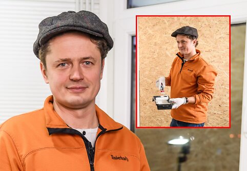 Ąžuolas Žvagulis įsileido į naujos picerijos patalpas