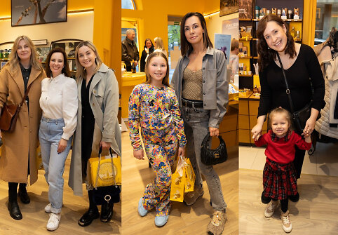 Aušra Štukytė, Eglė Betygolskienė, Justė Zinkevičiūtė, Veronika Montvydienė su dukra Adele, Marija Dūdaitė su dukterėčia