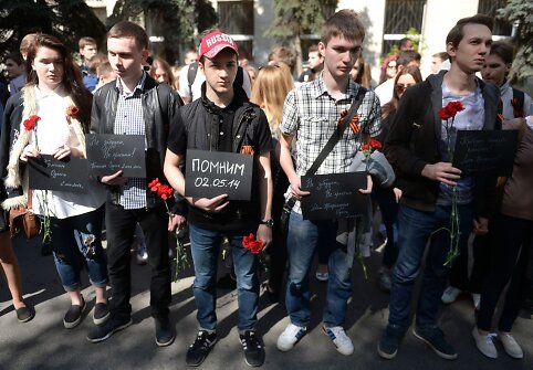 Odesos miestas mini antrąsias 48 gyvybių pareikalavusių susirėmimų metines