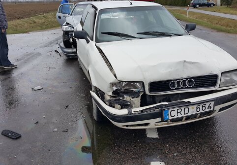 Automobilių avarija &Scaron;ilutės rajone 