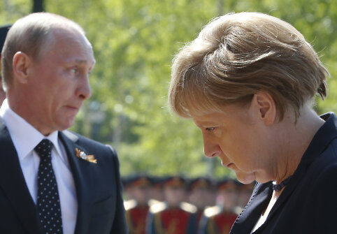 Angela Merkel vie&scaron;i Maskvoje