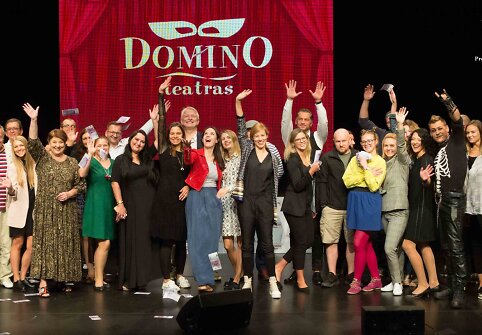 &bdquo;Domino&ldquo; teatro sezono pristatymo akimirka