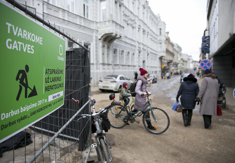 Besitęsiantis Vilniaus gatvės tvarkymas