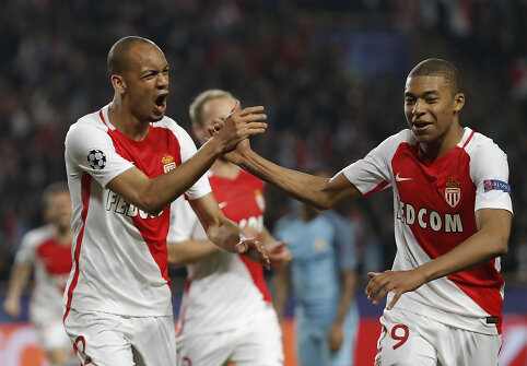 Fabinho ir Kylianas Mbappe