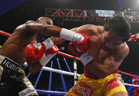 Floydas Mayweatheris prie&scaron; Manny Pacquiao