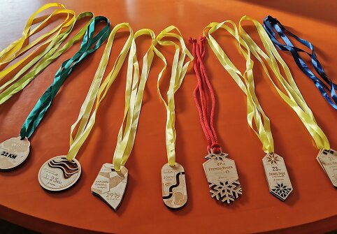 Žygeivės Rūtos Samuolienės medaliai