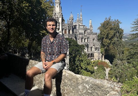 Vaido Baumilos atostogų Portugalijoje akimirka