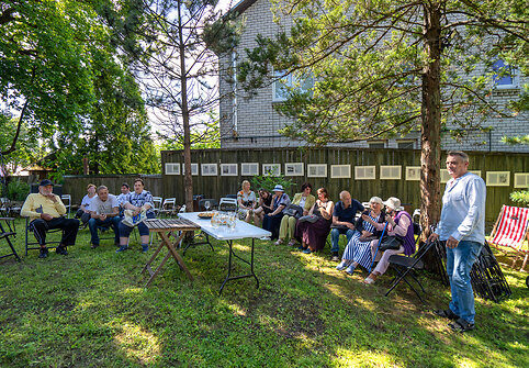 Gedimino Zujaus vakarėlio akimirka