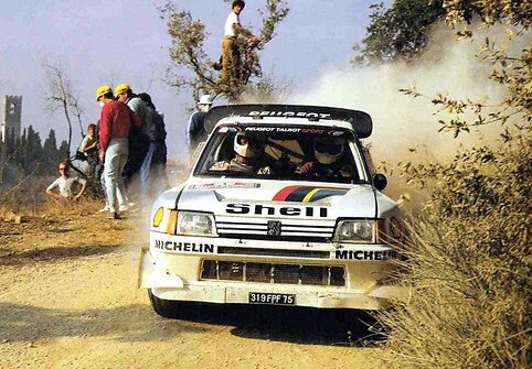 Juha Kankkunen su &bdquo;Peugeot 205 Turbo 16&ldquo;. Wikipedia nuotr. CC BY-SA 3.0