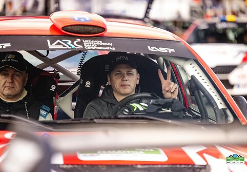 Marius Vėgėlė ir Gediminas Saudargas. Rally Žemaitija organizatorių nuotr.