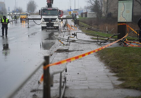 Panevėžyje nuskendo automobilis