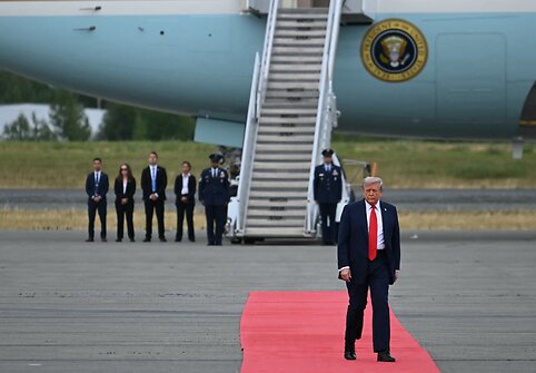 Putinas ir Trumpas susitiko Aliaskoje