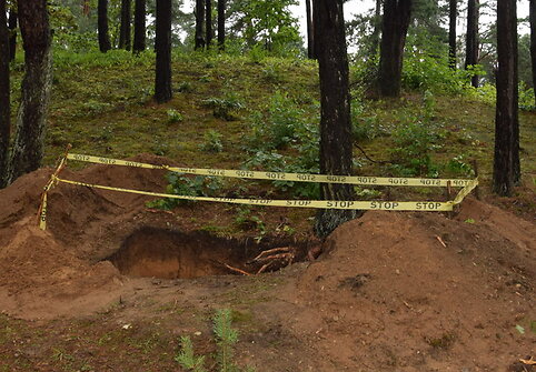 Merkinėje archeologai atkasė trijų partizanų palaikus