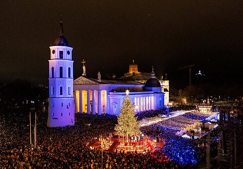 Vilniaus Kalėdų eglės įžiebimas