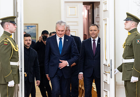 Volodymyras Zelenskis, Gitanas Nausėda, Karolis Nawrockis