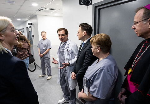 Vilniaus miesto klinikinės ligoninės (VMKL) naujų operacinių, reanimacijos ir hemodializės korpuso atidarymas
