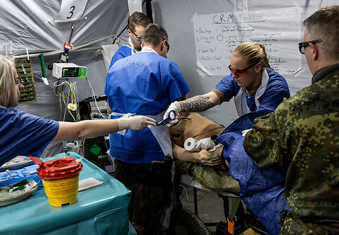 Vokietijos kariuomenės pratybos &bdquo;Medic Guardian 2026&ldquo;