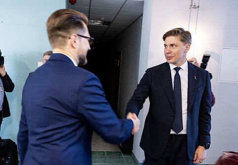LSDP ir Demokratų sąjungos „Vardan Lietuvos“ atstovai susitiko dėl koalicijos sudarymo
