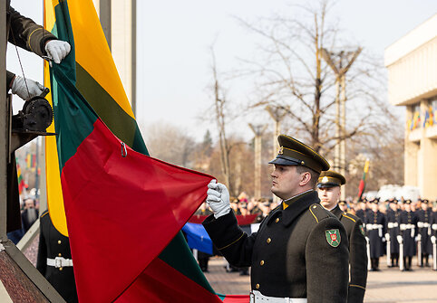 Baltijos valstybių vėliavų pakėlimo ceremonija