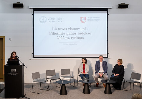 Lietuvos visuomenės pilietinės galios indekso tyrimo pristatymas