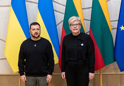 Volodymyras Zelenskis, Ingrida Šimonytė