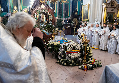 Metropolito Chrizostomo laidotuvės