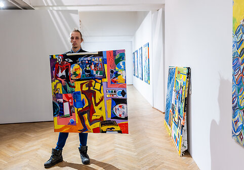 Dailininkas Martynas Pekarskas Arkos galerijoje