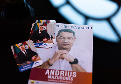 Andriaus Mazuronio &scaron;tabas Darbo partijos būstinėje 
