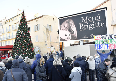 Brigitte Bardot laidotuvės Sen Tropeze