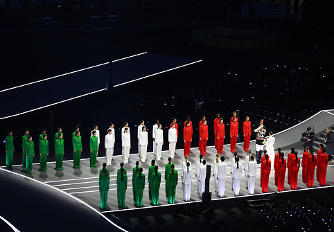 Giorgio Armani pagerbinas Olimpinėse žiemos žaidynėse