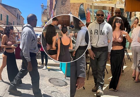 Kanye Westas ir Bianca Censori Maljorkoje