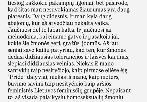 Faustos Marijos Le&scaron;čiauskaitės pamąstymai