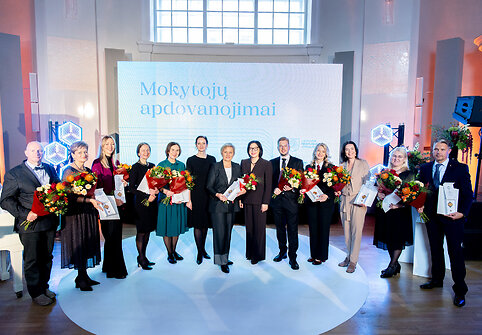 &Scaron;vietimo, mokslo ir sporto ministerijoje įteiktos premijos mokytojams