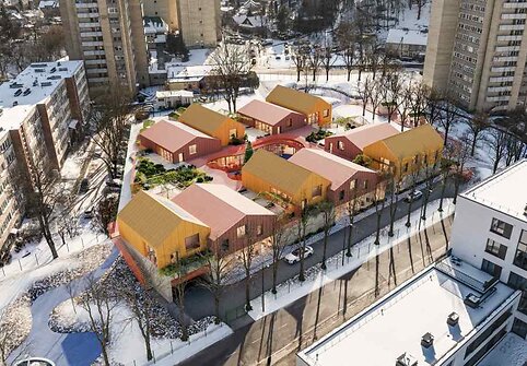 Markučių lop&scaron;elio-darželio architektūrinės idėjos