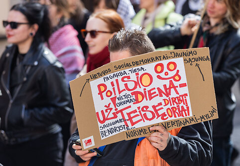 Profesinės sąjungos (G1PS) ir &bdquo;KArtu &ndash; Kairiųjų Aljanso&ldquo; eitynės