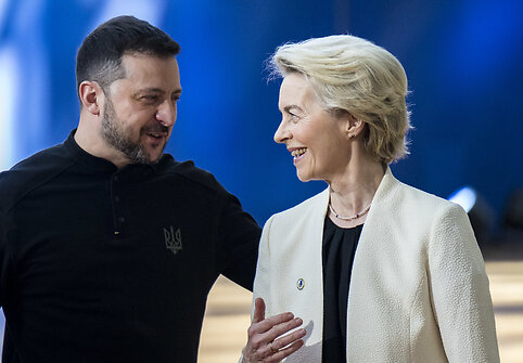 Volodymyras Zelenskis ir Ursula von der Leyen