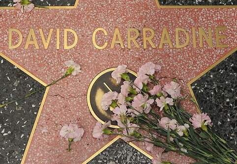 Davido Carradine‘o vieta žvaigždžių take.
