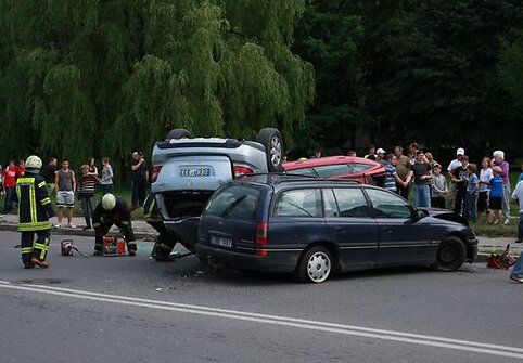 Kadrai i&scaron; įvykio vietos