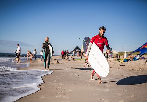 Preiloje vyksta nemokama banglenčių sporto stovykla &bdquo;Surf Camp&ldquo;