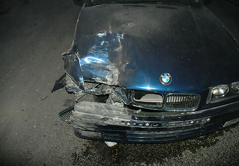 Sudaužytas BMW