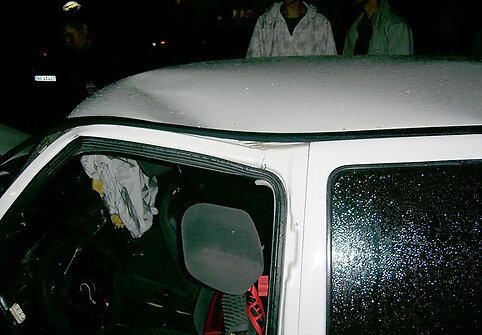 Automobilis &bdquo;VW Golf&ldquo; po avarijos