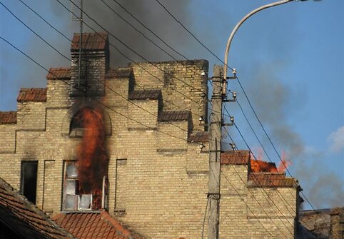 Gaisro vietoje