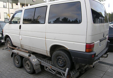 Kontrabandininkų mikroautobusas