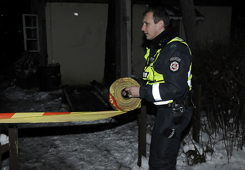 Policija įvykio vietoje